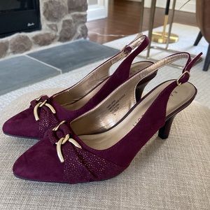 Karen Scott Giselee Slingback Pumps Vine Size 7 EUC